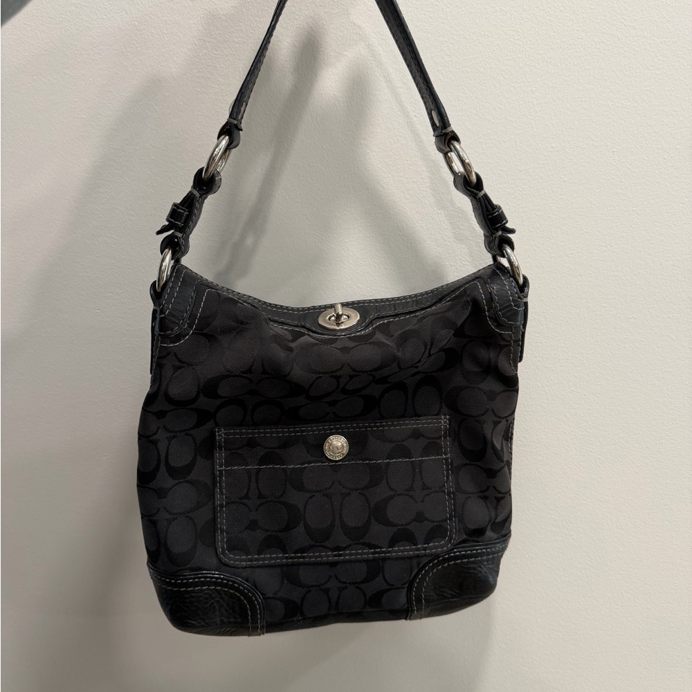 2007 Black Coach Signature Bag